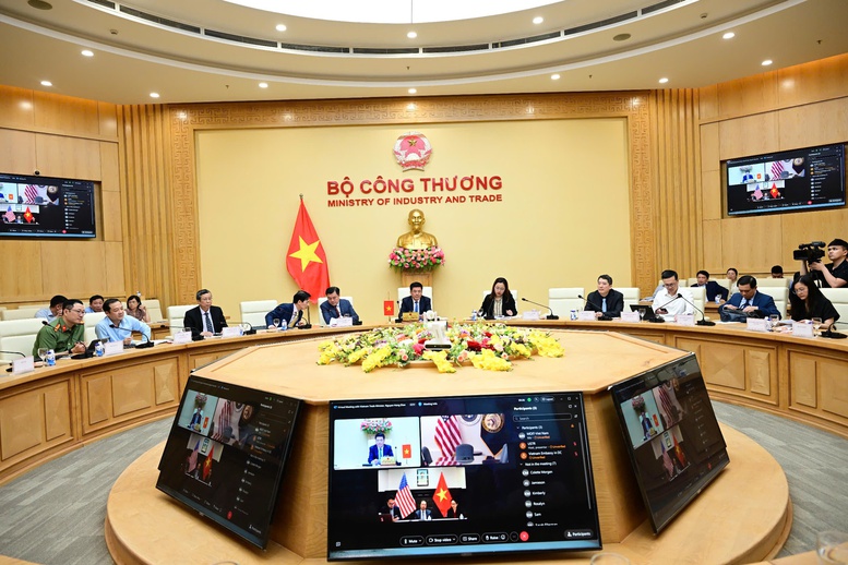 Thông tin về cuộc điện đàm thương mại Việt Nam - Hoa Kỳ - Ảnh 1