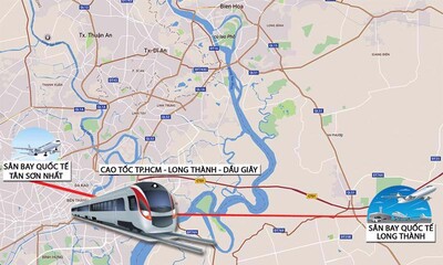 Đề xuất bố trí ngân sách 3,4 tỷ USD làm đường sắt kết nối sân bay Long Thành