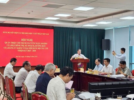 Đảng ủy VUSTA tổ chức hội nghị quán triệt Chỉ thị số 35 của Bộ Chính trị