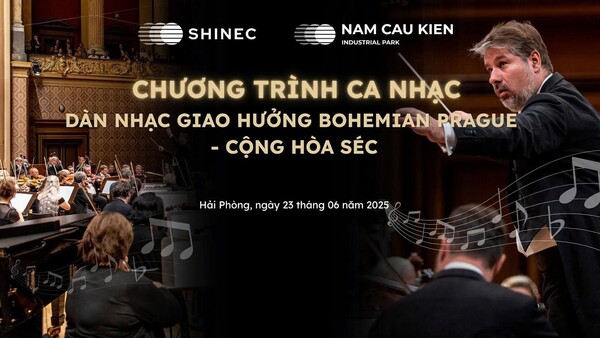 Dàn nhạc giao hưởng Bohemian Prague biểu diễn tại KCN Nam Cầu Kiền